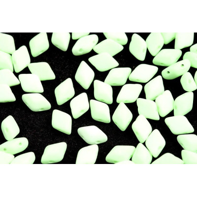 Matubo GemDuo Beads 8x5mm Bondeli Mat Lime 02010/92924 | Czech Glass