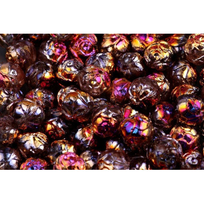 Perlina tonda  Rose N. 1445 CRYSTAL FULL SLIPERIT