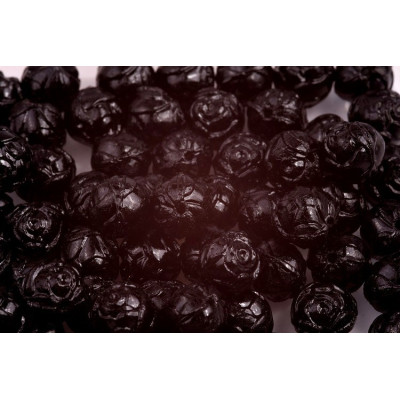 Runde perle  Rose N. 1453 JET