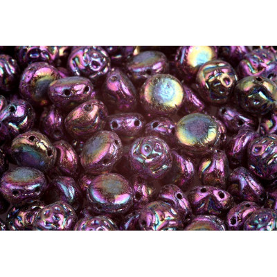 Preciosa Candy Rose 8mm Black Red Iris 23980/21495