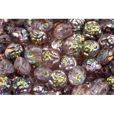 Preciosa Candy Rose 8mm Crystal Vitrail Blue