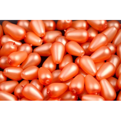 Pear Waxed Beads N. 5C Orange