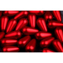 Pear Waxed Beads N. 11B Red