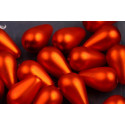 Pear Waxed Beads N. 6A Red