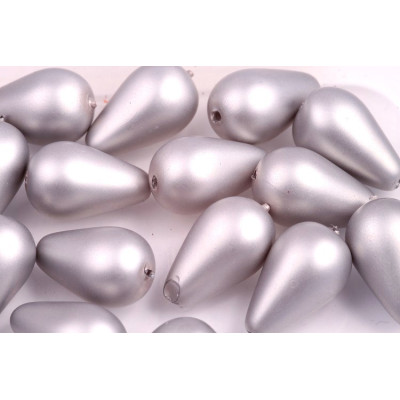 Pear Waxed Beads N. 20A Chrome