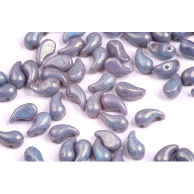 Zoliduo Left 5x8mm N. 75 TURQUOISE OPAQUE TERRACOTTA RED