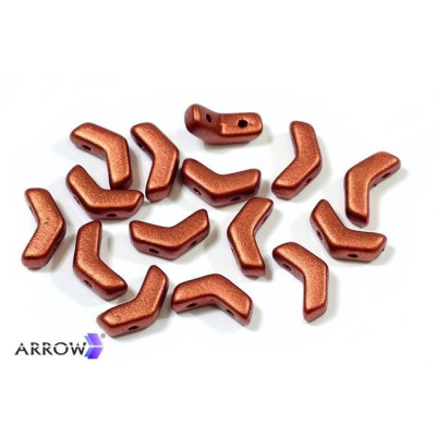 Arrow Bead N. 3 CRYSTAL BRONZE FIRE RED