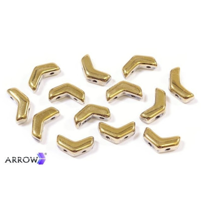 Arrow Bead N. 6 CRYSTAL FULL AMBER