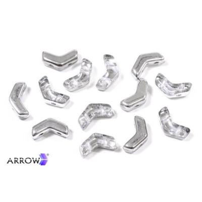 Arrow beads 5x8 mm N. 7 CRYSTAL LABRADOR