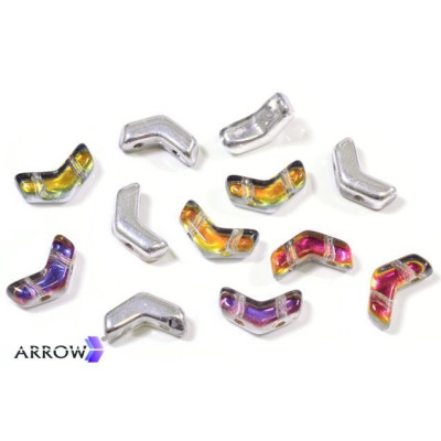 Arrow Bead N. 8 CRYSTAL PRISMATIC SUNSET