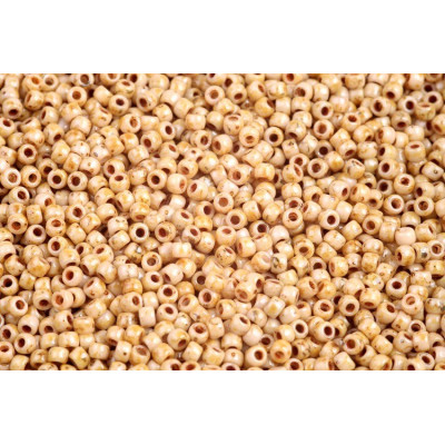 MATUBO ROUND 11/0 N. 50 CHALK ORANGE GLAZE