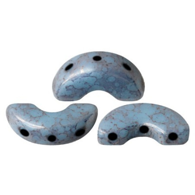 Arcos® par Puca® 5x10mm Blue Turquoise Bronze 63030/15496 | Glass