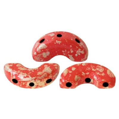 Arcos par Puca Coral Splash 93400/94401 5x10mm | Czech Glass Beads