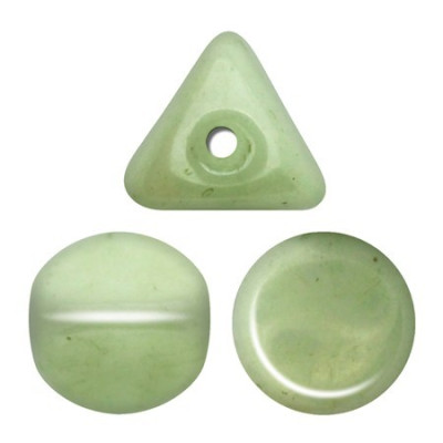 Ilos par Puca 5x5mm Opaque Light Green 14457 | Czech Beads