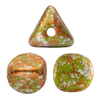 Ilos par Puca Green Tweedy 53420/45703 | 5mm Czech Glass Beads