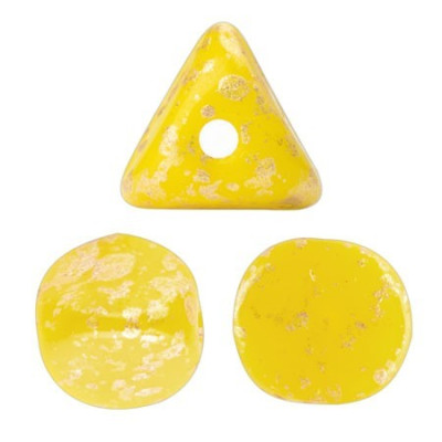 Ilos par Puca No. 33 Opaque Jonquil Splash 83120/94401 | 5mm Beads