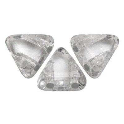 Khéops® par Puca® Crystal 00030 | 6x6mm 2-Hole Triangle Beads