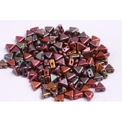 Khéops® par Puca® 6x6mm Violet Rainbow 00030/01640 | Glass Beads