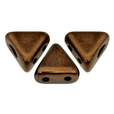 Khéops® par Puca® Dark Bronze 23980/14415 6x6mm | Czech Glass Beads