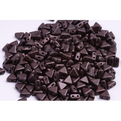 Khéops par Puca 6x6mm Pastel Dark Brown Bronze 02010/25036 | Glass