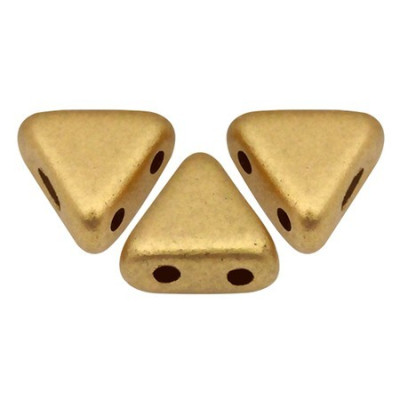 Khéops® par Puca® 6mm Matte Light Gold 00030/01710 | Czech Beads