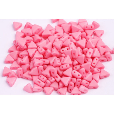 Khéops® par Puca® 2-Hole Triangle Beads Rose Silk 02010/29560