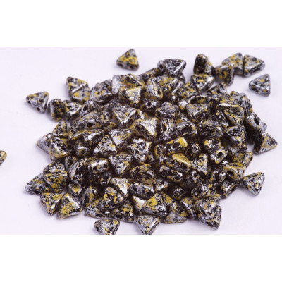 Khéops® par Puca® 6mm Tweedy Yellow 23980/45701 | 2-Hole Beads