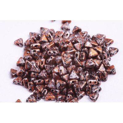 Khéops® par Puca® Tweedy Copper 23980/45703 | 6mm Triangle Beads