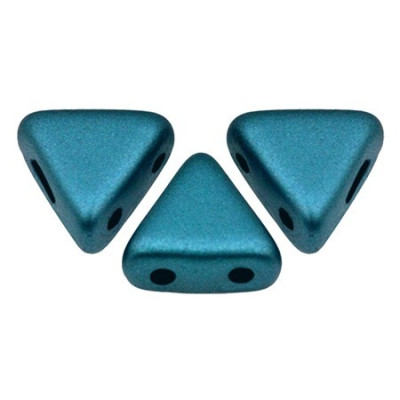 Khéops® par Puca® 6x6mm Pastel Petrol 02010/25033 | Triangle Beads