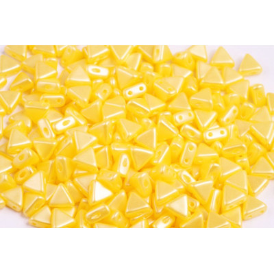 Khéops® par Puca® Pastel Jonquil 6x6mm | Verre Tchèque