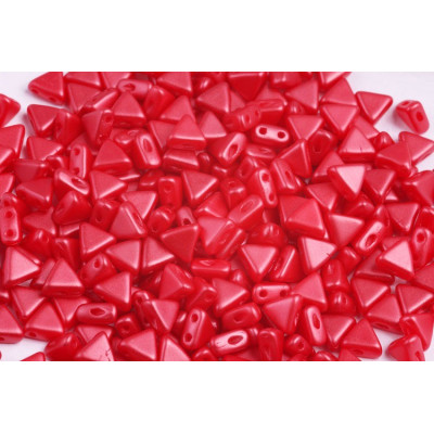 Khéops par Puca 6x6mm Pastel Dark Rose 02010/25009 | Czech Beads