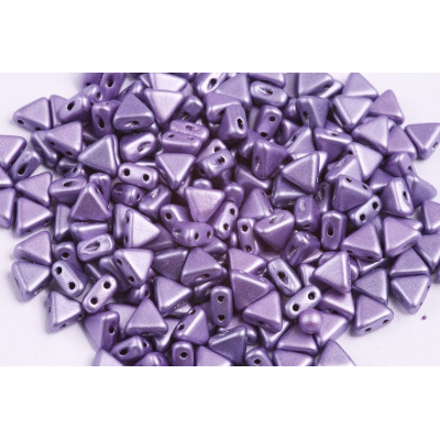 Khéops® par Puca® 6mm Metallic Mat Purple 23980/79021 | Glass Beads