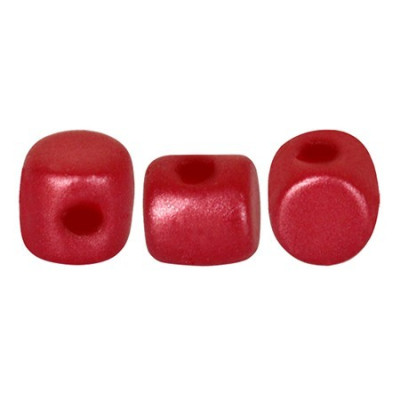 Minos® par Puca® 3x2.5mm Pastel Dark Coral 02010/25010 | Glass Beads