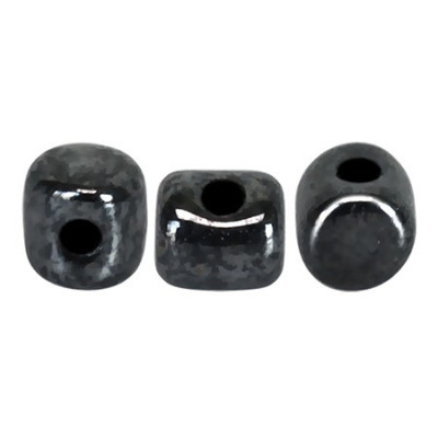 Minos par Puca 3x2.5mm Jet Hematite 23980/14400 | Czech Glass Beads