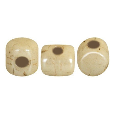 Minos par Puca Beads Opaque Beige Ceramic 03000/14413 | 3x2.5mm