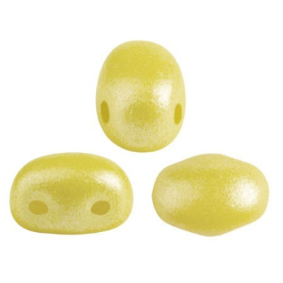 Samos® par Puca® 5x7mm Pastel Mat Jonquil 25002M | Czech Glass