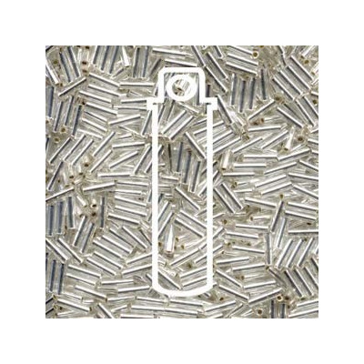MIYUKI Bugles 6 mm N. B454 S/L SILVER