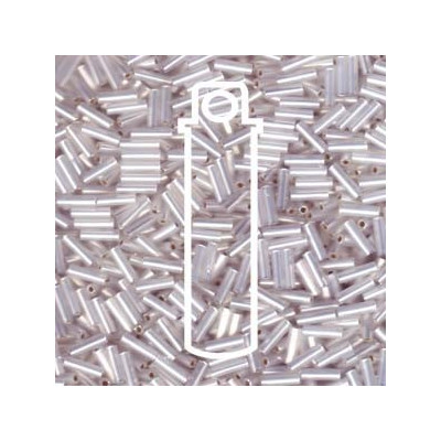 MIYUKI Bugles 6 mm N. B469 GILT LINED OPAL