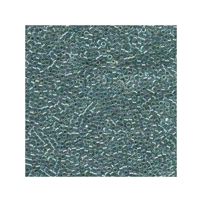 MIYUKI Delica 10/0 N. 225 LINED LT SEAFOAM AB