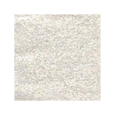 MIYUKI Delica 10/0 N. 238 WHITE PEARL AB