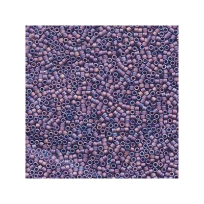MIYUKI Delica 10/0 N. 266 MATTE TR MAUVE AB