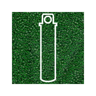 MIYUKI Round 11/0 N. 519 MATTE TRANSP GREEN