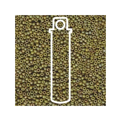 MIYUKI Round 11/0 N. 545 MATTE LIGHT OLIVE LUSTER