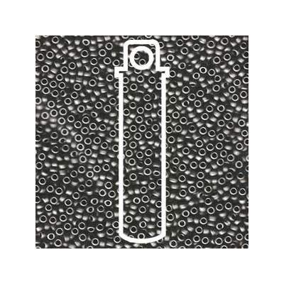 MIYUKI Round 11/0 N. 555 MATTE METALLIC SILVER