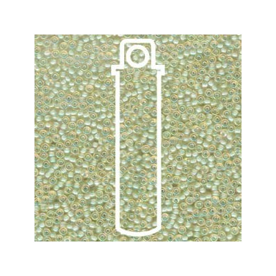 MIYUKI Round 11/0 N. 565 AQUA LINED LT TOPAZ AB