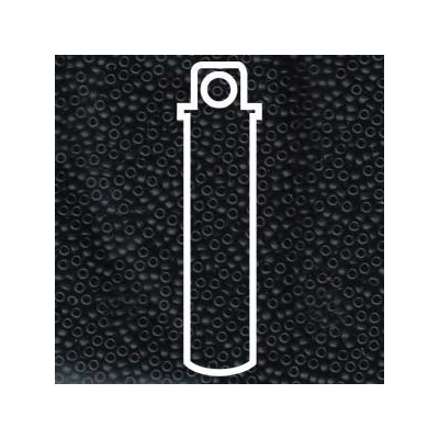 MIYUKI Round 11/0 N. 569 MATTE BLACK