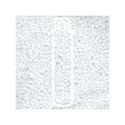MIYUKI Round 11/0 N. 572 OPAQUE WHITE
