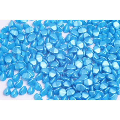 Pinch Beads Pearl Shine Azuro 5x5mm 02010/24009 | Czech Glass Beads