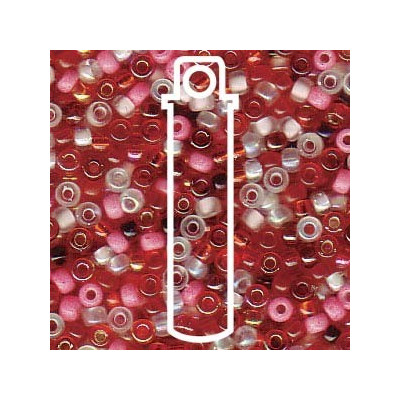 MIYUKI Round 11/0 N. 636 MIX STRAWBERRY FIELDS