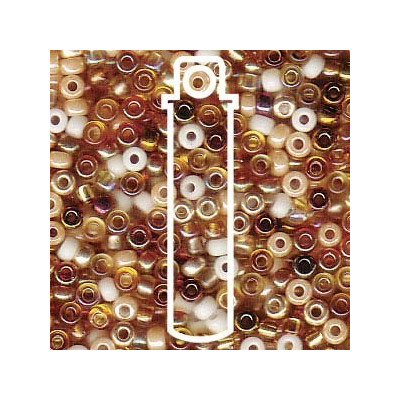 MIYUKI Round 11/0 N. 637 MIX HONEY BUTTER